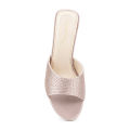 Bata AURORA Slip-On Kitten Heel Sandal.