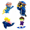 Creative Aquarium Fish Tank Decoration Diver Aquarium Accessories Landscaping Ornament Fish Tank Accessories Diy.