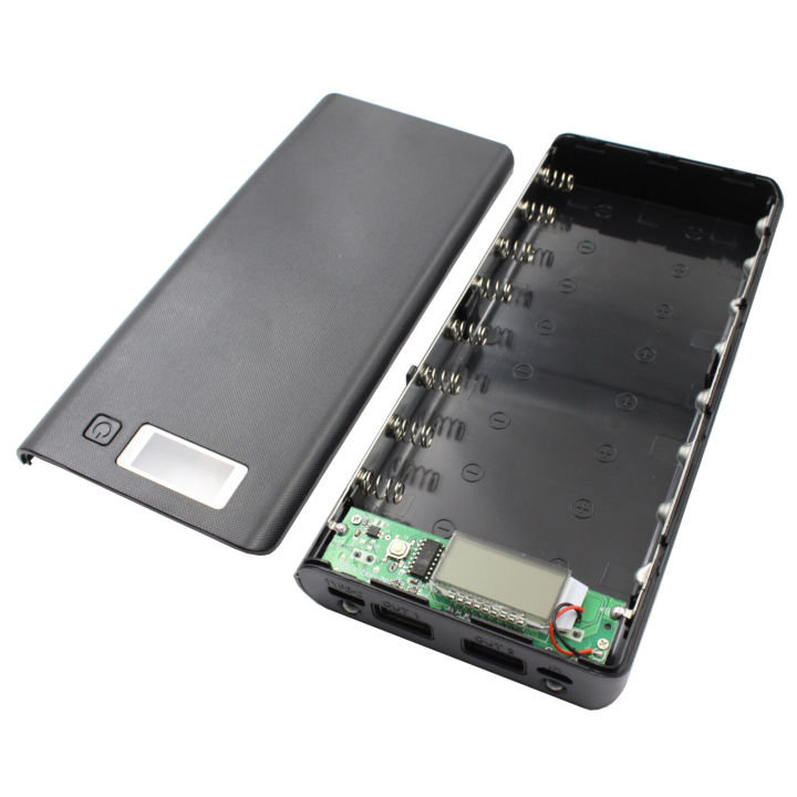 Power%20Bank%20Case%20Cover%208%C3%83%C2%9718650%20With%20Circuit%20&%20Display%20(Without%20Battery)%20-%20Image%202