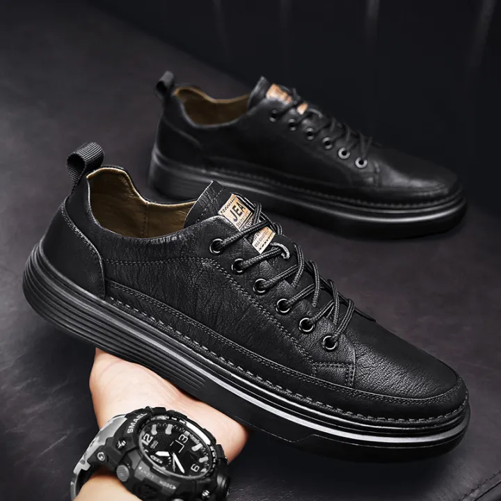 New%20Fashion%20Men's%20shoes%20Trendy%20Sneaker%20Waterproof%20Shoes%20for%20men%20Work%20Shoes%20Leather%20-%20Sneakers%20For%20Men%20-%20Image%209
