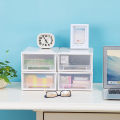 Transparent thickened storage box, plastic drawer storage cabinet, storage box, clothing organizer, children's baby wardrobe. 