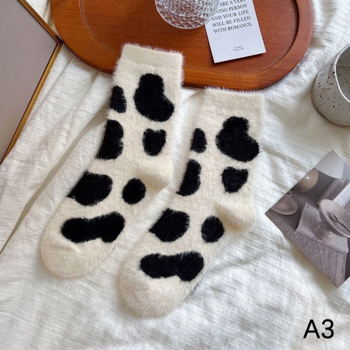 %E3%80%90New%20release%E3%80%91%20Cow%20Print%20Mink%20Plush%20Socks%20For%20Women%20Girl%20Mid%20Tube%20Stockings%20Warm%20Coral%20Sleep%20Floor%20Sock%20Winter%20Thermal%20Slipper%20Funny%20Sox%20-%20Image%208