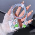 DIY Flower Rabbit Charger Case For Apple 18W 20W Charger Adapter Cover Sleeve Silicone Case Cable Winder For iPhone Accessories. 