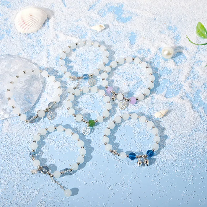 Imitation%20Opal%20Crystal%20Beaded%20Bracelet%20Fashion%20Light%20Luxury%20Elastic%20Bangle%20Simple%20Wrist%20Chain%20For%20Girl%20Women%20Jewelry%20Accessories%20Cuilei%20-%20Image%202
