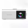 New YG300 Mini Portable Projector Home Theater USB Ultra-Clear Projector Outdoor Movie Home. 