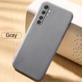 Biruiqu For Xiaomi Mi Note 10 Lite Shockproof Anti Slip Soft TPU Sandstone Matte Back Case Cover. 