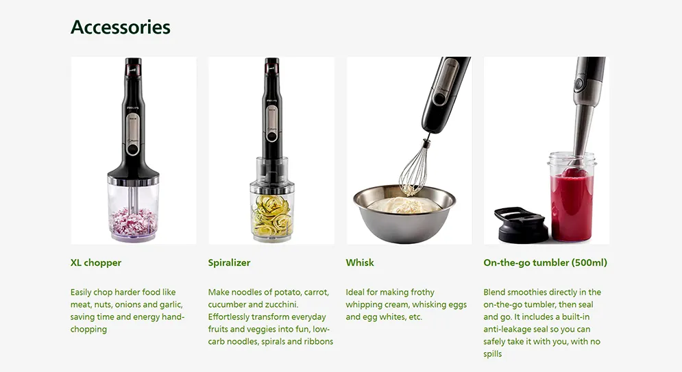 Philips ProMix Hand Blender Viva Collection HR2657/91 8