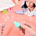 5 IN 1 Cute Seal Ballpoint Pen Children Toys Multi-function Bubble Ballpoint Pen Gift For Boys Girls Roller Stamp Pen With Light. 