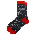 New fashion trend socks, daily necessities, red pocket watch, stamps, drinks, cartoon, happy socks for men and women. 