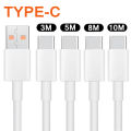 d, mobile phone, universal samsung, xiaomi, huawei electrical cable, data cable, type c, extra long usb/10mm/8m3m/5 charging cable, fast charging Androi.