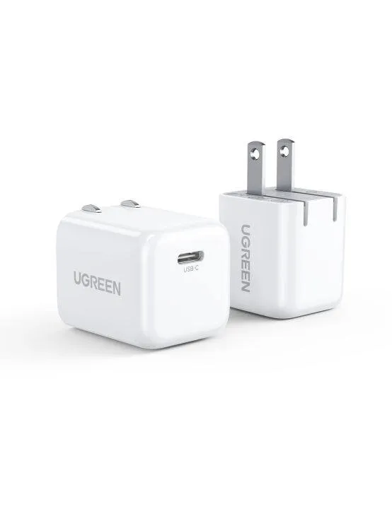 UGREEN%20Mini%2020W%20USB%20C%20Charger%20-%20PD%20Fast%20Charger%20Block%20USB-C%20Power%20Adapter%20Compatible%20for%20for%20iPhone%2012/12%20Mini/12%20Pro/12%20Pro%20Max/11,%20Galaxy,%20Pixel%204/3,%20iPad%20Pro,%20earphone%20Pro,%20and%20More%20-%20Image%202