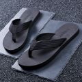 WEH Flip Flops men Fashion Beach Summer Men Shoes Sandals Open Toe Slipper indoor outdoor Flip-flops big size 46 Male Shoes. 