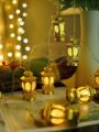 Golden Metal Hurricane Fairy Light 20 Pcs Decorative Home Decor Fairy Light. 