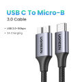 UGREEN Micro B Cable USB 3.0 3A Fast Charging 5Gbps Data Cable External HDD Cable USB Cord for Samsung Hard Disk SSD Sata Cable. 