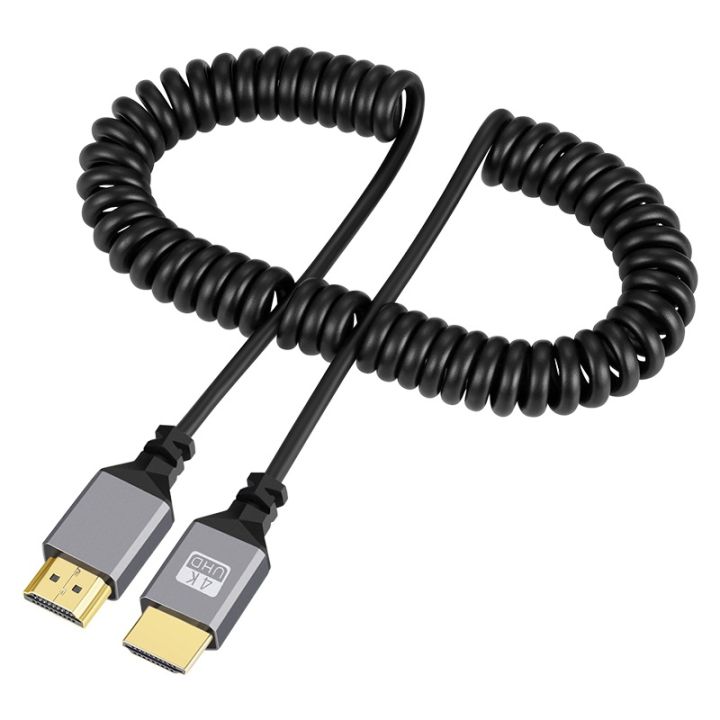 hdmi%202.0%204k@60hz%20HD%20Cable%20Computer%20TV%20Transmission%20Data%20Aluminium%20Shell%20Spring%20Retractable%20Stretch%20Extension%20Cable%20-%20Image%207