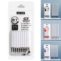 10pcs Writing Tool ST Tip Gel Pen Refill 0.5mm Refill Black/Blue/Red Ballpoint Pen Stationery Set Quick-dry Signature Pen Office Supplies.