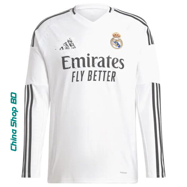 Real Madrid Home Jersey 24/25 full Sleeve