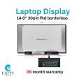 LAPTOP SCREEN 14.0" LED PAPER (30 PIN) FULL HD IPS (WITHOUT BRACKETS) FULL HD HIGH RESULATION LAPTOP DISPLAY. 