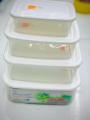 Oven proof plastic Containers set airtight lock lid. 4 pcs Set. 