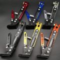 Side Stand Universal CNC Aluminum Alloy Adjustable Kickstand Foot Side Stand for Motorcycle 1ps. 