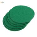 7X 6 Pieces Air Hockey Table Felt Pushers Replacement Felt Pads Green L. 