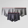 MiiOW 3Pcs Cotton Men's Underwear Boxer Shorts AAA Antibacterial Men's Underwear Gift New L-5XL. 