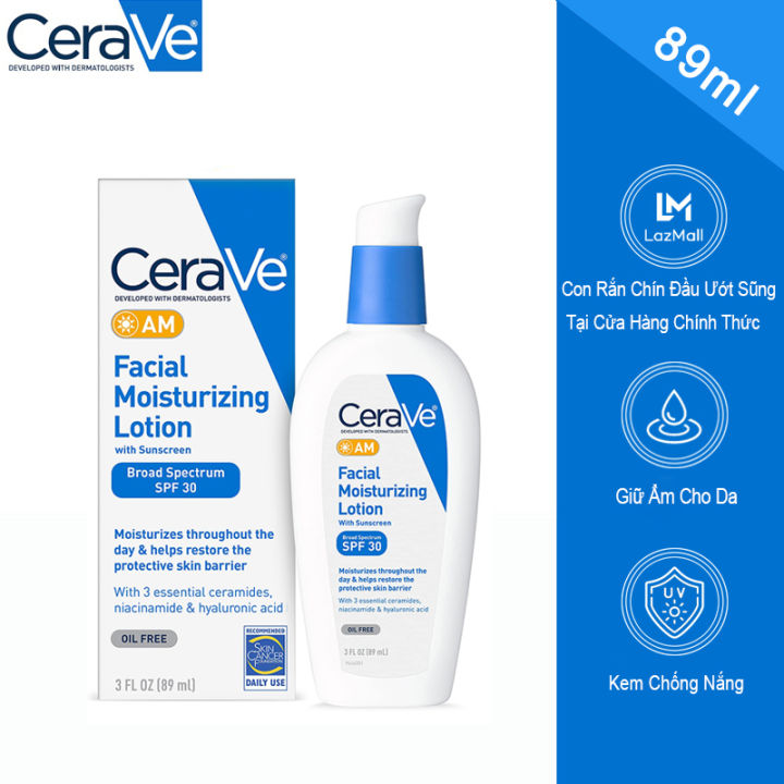 CeraVe AM Facial Moisturizing Lotion SPF 50
