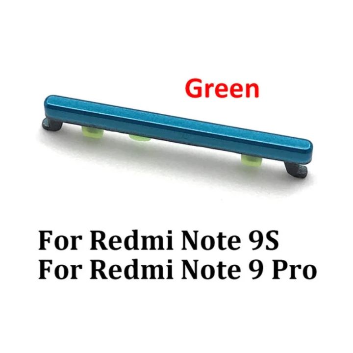 Volume Side Button Outer Body Button Out Key for Xiaomi Mi Redmi Note 9 Pro/Note 9 Pro Max