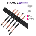 Maange 5Pcs Makeup Brush Set Portable Powder Brush Eyeshadow Brush Double-Ended Eye Makeup Brush Set Eye Shadow Brush Makeup Tools Black Color. 