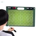 Football Marker Pen Professional Erasable Marker Gifts Coaches Clipboard Soccer Marker Board for , Strategy Plan, Training.