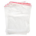 6"X8" Inch Resealable 100 pcs Clear Zipper Poly Bag/ Zip Lock Plastic Storage.