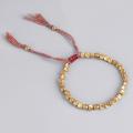 Bohemian Adjustable Rope Bracelet For Women Men Handmade Thread Bracelets Buddhist Cotton Copper Beads Pulseras. 