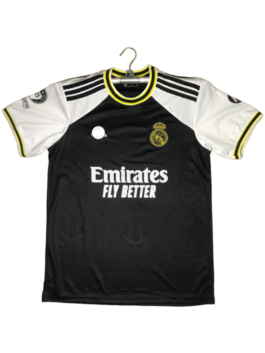 Real%20Madrid%20(With%20Embroidery)%20Jersey%20Football%20Jersey%20Black%20-%20White%20Premium%20Jersey%20-%20Image%203