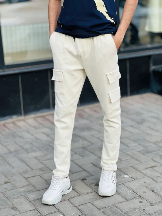 Relax Fit Cargo Interlock Trousers ip fashion
