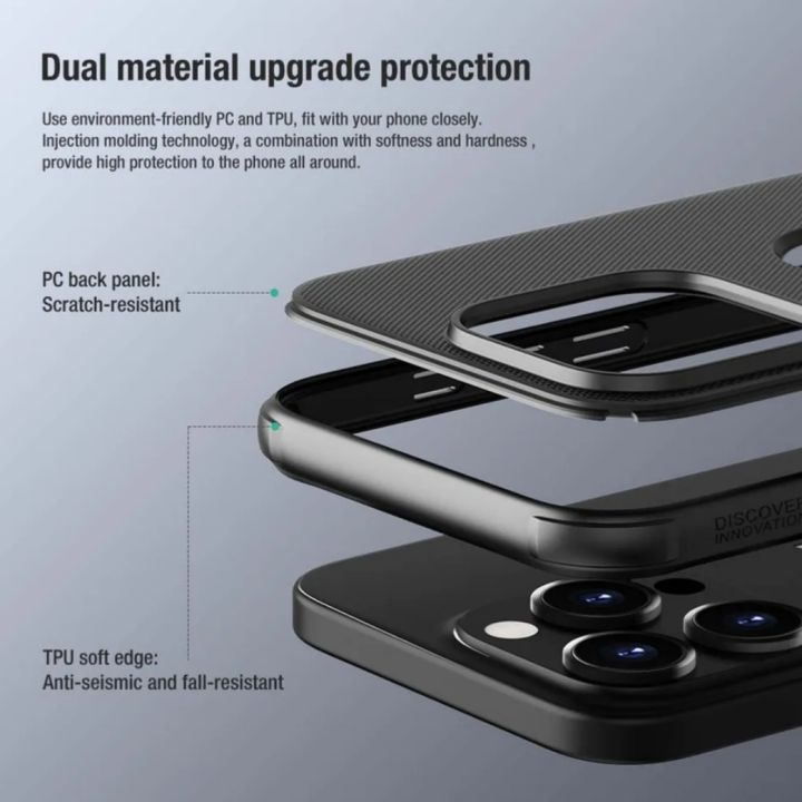 Nillkin%20(%20iPhone%2015%20Pro%20)%20Super%20Frosted%20Shield%20Pro%20Matte%20cover%20case%20for%20Apple%20iPhone%2015%20Pro%20(without%20LOGO%20cut)%20-%20Black%20-%20Image%203