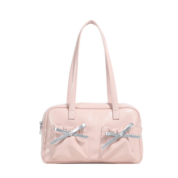 Bowling%20bag%20bag%20women's%20bag%20cross-border%20new%20pleated%20cloud%20bow%20fashion%20sense%20of%20quality%20large-capacity%20boston%20bag%20-%20Image%206