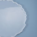 New Epoxy Resin Tray Mold Coaster Silicone Mold Trays Tea Fruit Lace Round Ornament Table Decorative Trays Mold for Handicrafts.