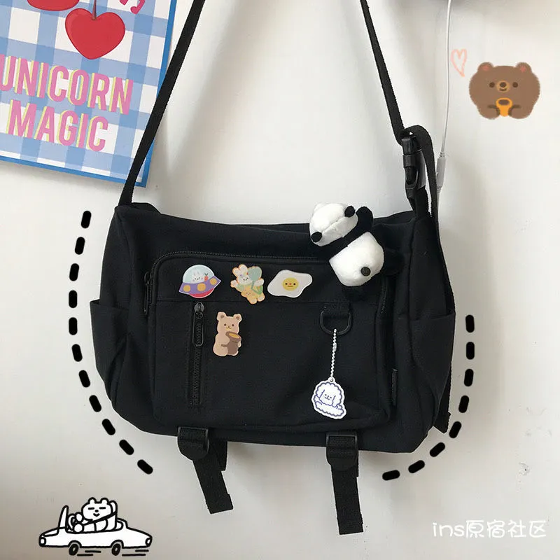 Women Canvas Handbags Shoulder Bag Large Capacity Crossbody Bags