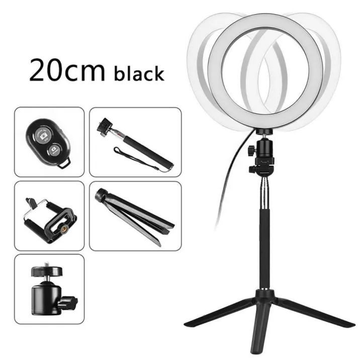 Ring%20Light%20Dimmable%208%20Inch%20LED%20SMD%20Ring%20Light%20Studio%20Ring%20Light%20Photo%20Video%20Dimmable%20Lamp%20Light%20Tripod%20Selfie%20Camera%20Phone%20-%20Image%208