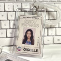 【Best value for money】 Photocard Holder Kpop Idol Card Holder Transparent Photo Sleeves Portable ID Bus Card Protector Pendant Keychain Qoddess. 