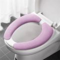 1~5PCS Pair Universal Adhesive Toilet Pad Flannel Toilet Seat Covers Reusable Toilet Seat Filling Washable Bathroom Mat Seat.