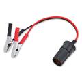 Car Cigarette Lighter Socket 12V Portable Power Plug Adapter Crocodile Clip. 