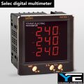 Selec digital multimeter VAF39A-1 Panel meter voltage meter ampere meter frequency meter hertz meter 3 phase meter. 