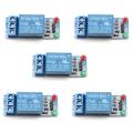 5 Pieces- 5V Relay module 10A 250V AC for Arduino. 