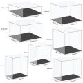 Large Acrylic Display Case for Figures Clear Display Box Cabinet Showcase for Toy/LEGO/Collectibles/Figurine/Memorabilia Storage.