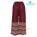 Fashion Trend Soft Linen Print Plazzo For Woman. 