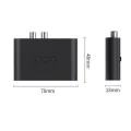 Bluetooth 5.0 Receiver Transmitter Wireless 3.5mm AUX NFC to 2 RCA Audio Adapter. 