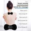 EMS Back Neck Massager Remote Control Rechargeable Therapy Electric Muscle Stimulator Portable Cervical Massager Reduce Pains. 