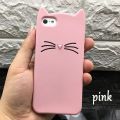 Case Cover For Iphone 5 5SCute Silicone 3D Glitter Soft TPU Cat Phone Cases Apple 6 6s 7 8 11 X XR Xs Max Fundas Coque For Girl. 