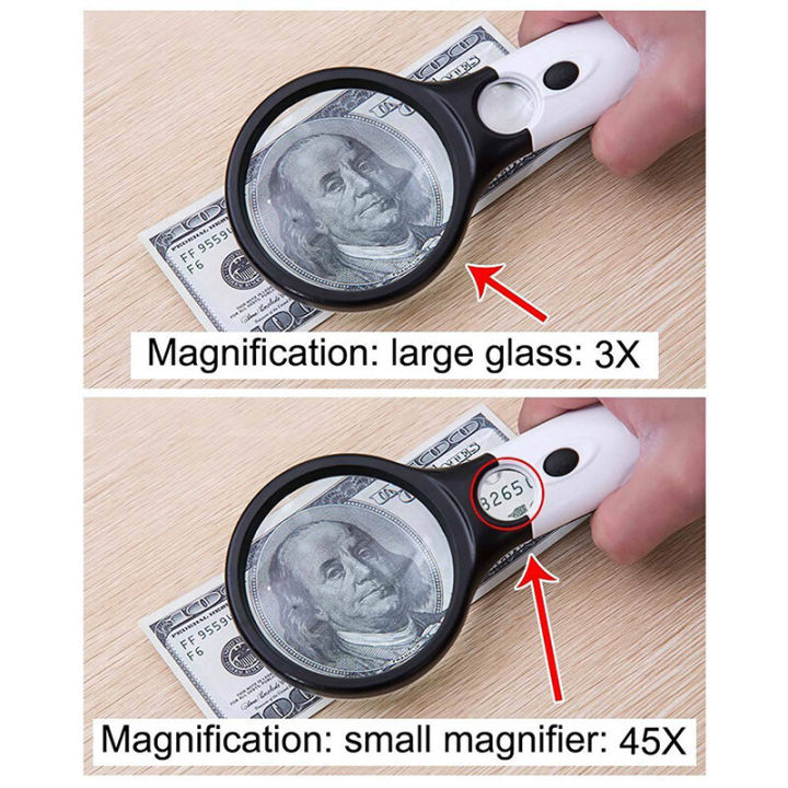 3LED%20Light%2045X%20Handheld%20Magnifier%20Reading%20Magnifying%20Glass%20Lens%20Jewelry%20Loupe%20-%20Image%203